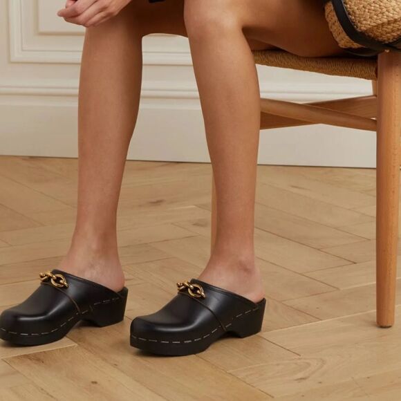 NWT SAINT LAURENT Le Maillon Clogs - Picture 1 of 10